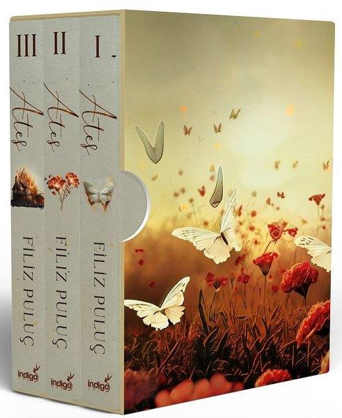 Filiz PuluçTürkiye RomanAteş Serisi 3 Kitap Takım - Kutulu
