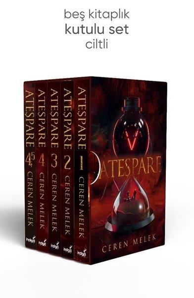 Ceren MelekTürk RomaniAteşpare Seti - 5 Kitap Takım - Kutulu
