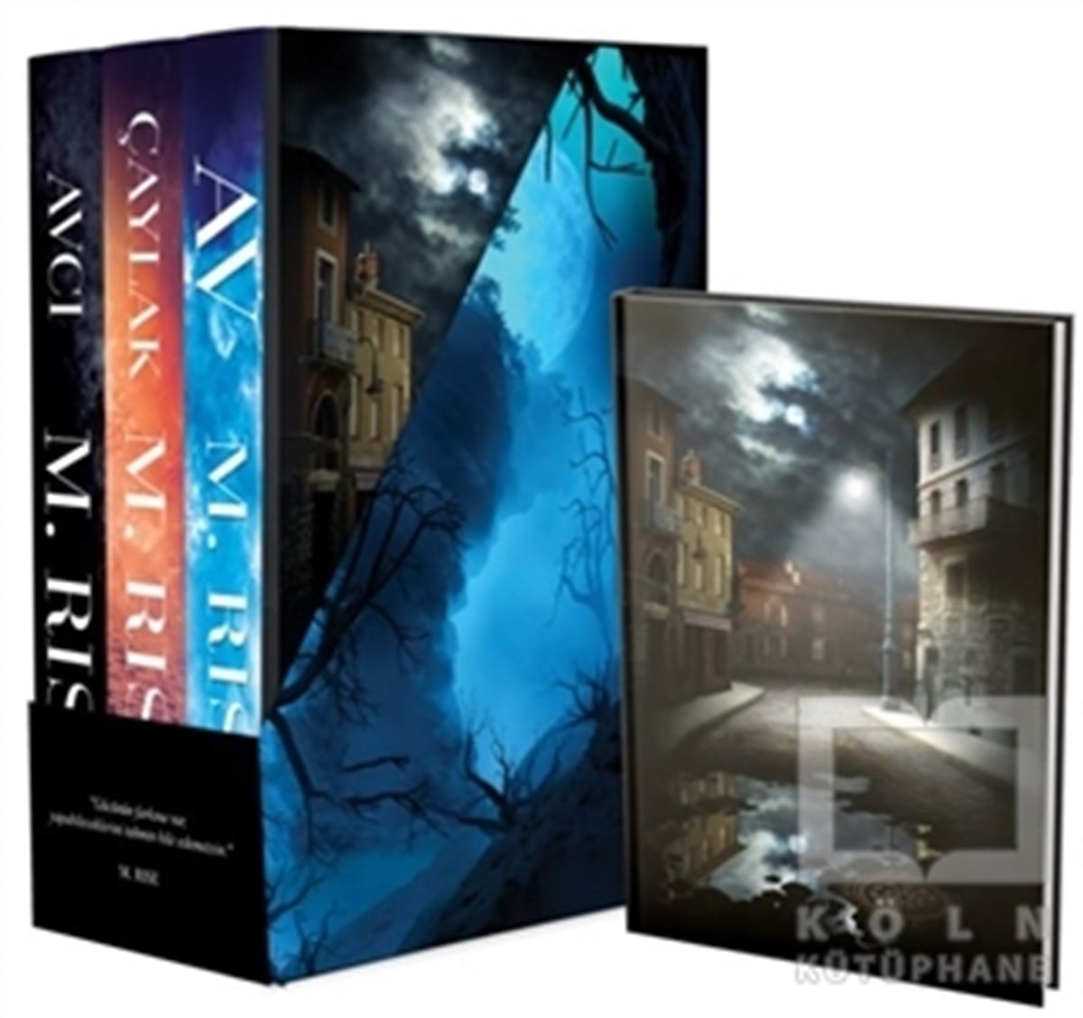 M. RiseTürkçe RomanlarAv Serisi Kutulu Set (3 Kitap Takım) Özel Defter Hediyeli