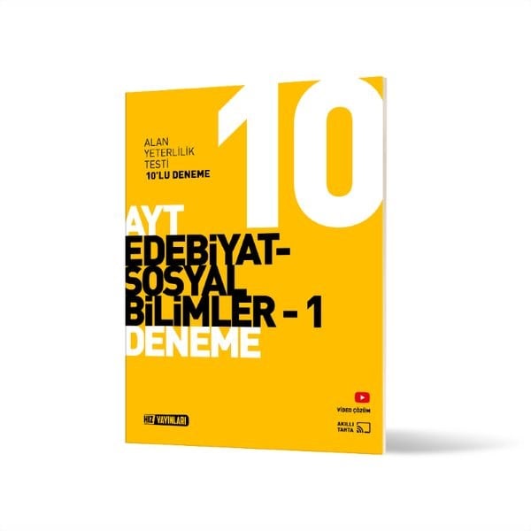 KolektifTYT - AYT Türkçe - EdebiyatAYT 10 Lu Türk Edebiyatı  Sosyal Bilimler 1 Deneme