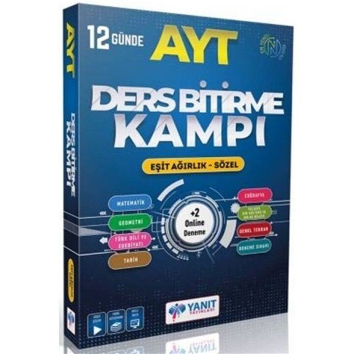 KolektifTemel Yeterlilik Testi (YKS-TYT)AYT Ders Bitirme Kampı Eşit Ağırlık - Sözel