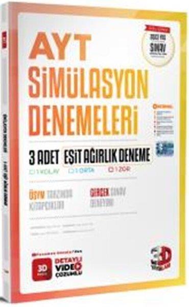 KolektifAYT Tüm DerslerAYT Eşit Ağırlık 3'lü Simülasyon Deneme