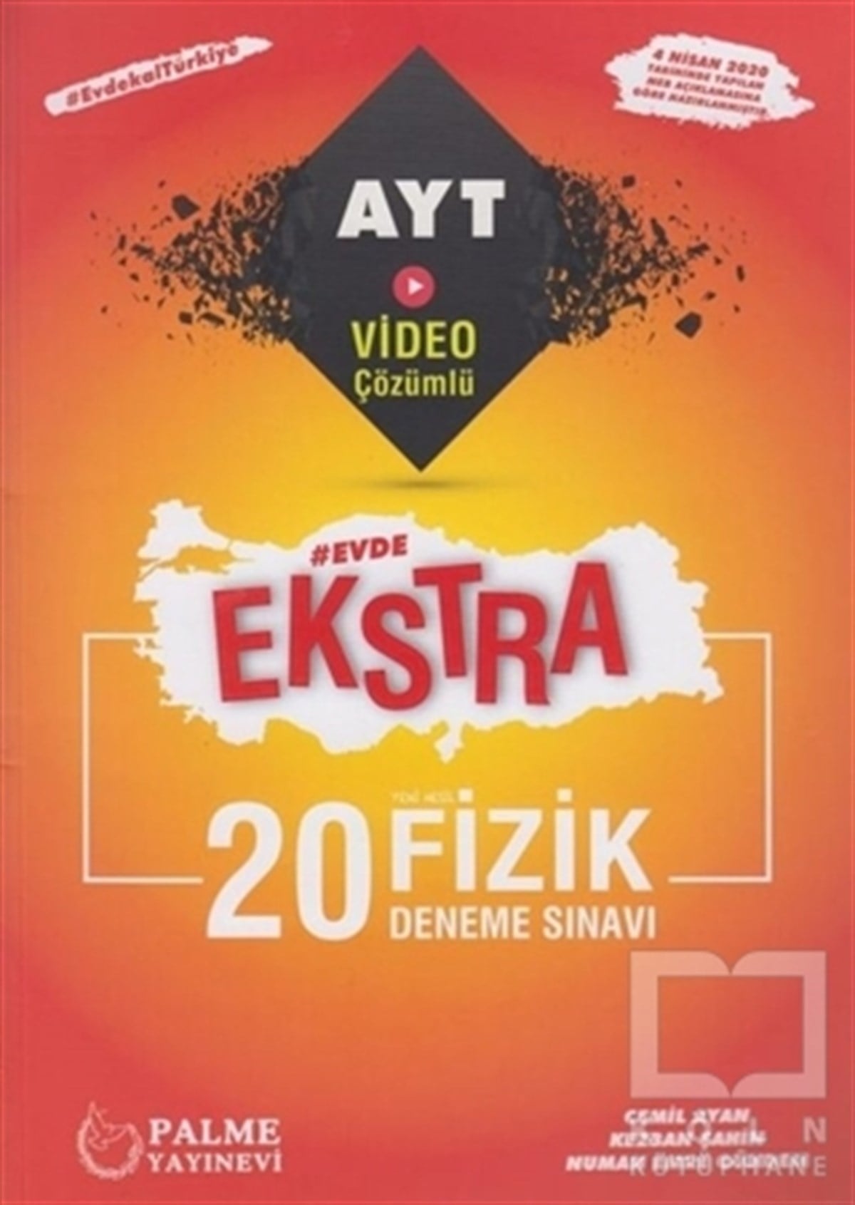 Cemil AyanSınavlara Hazırlık KitaplarıAYT Evde Ekstra 20 Fizik Deneme Sınavı