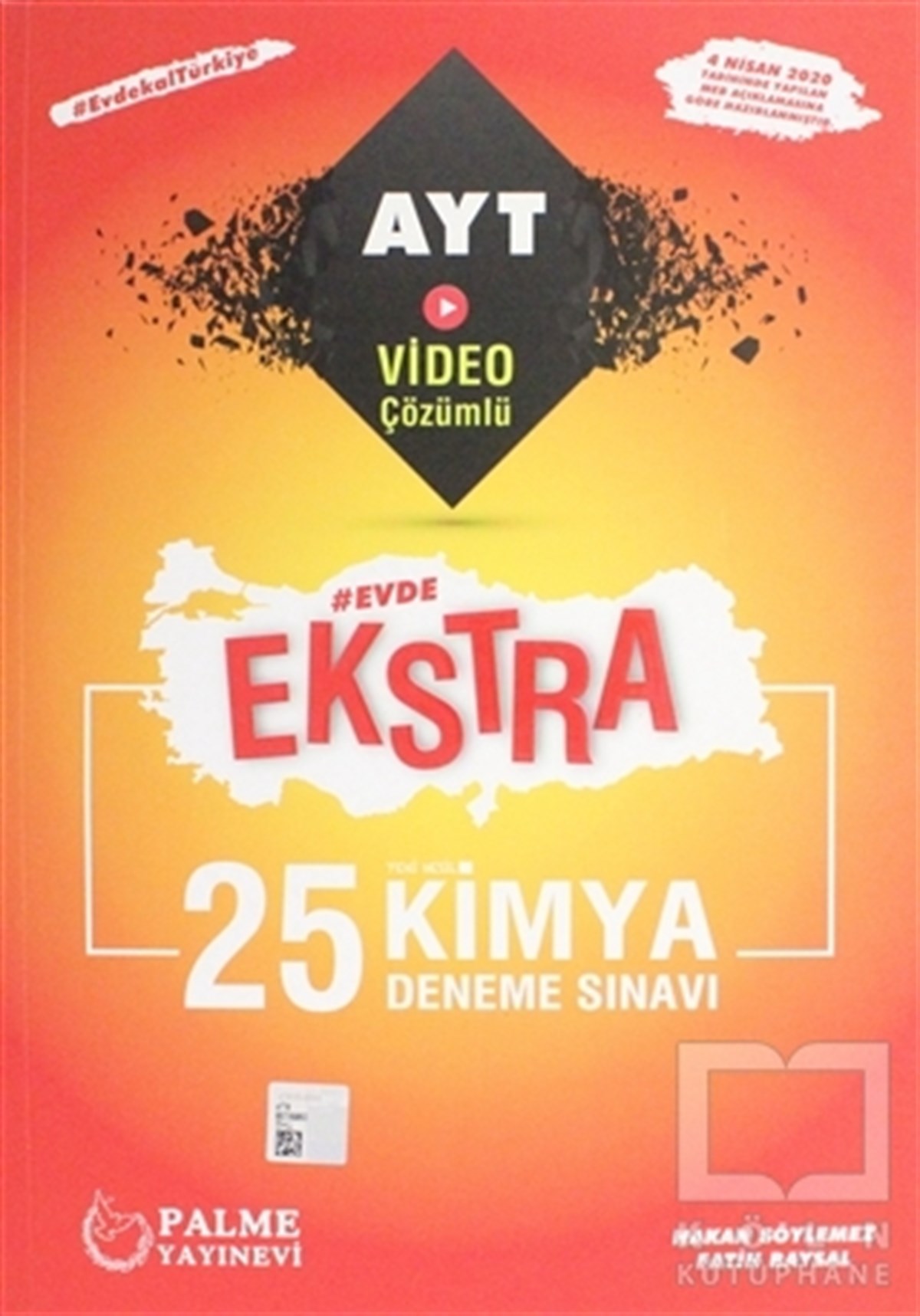 AYT Evde Ekstra 25 Kimya Deneme Sınavı