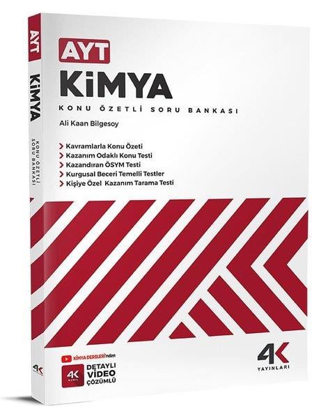 Ali Kaan BilgesoyAYT KimyaAYT Kimya Konu Özetli Soru Bankası