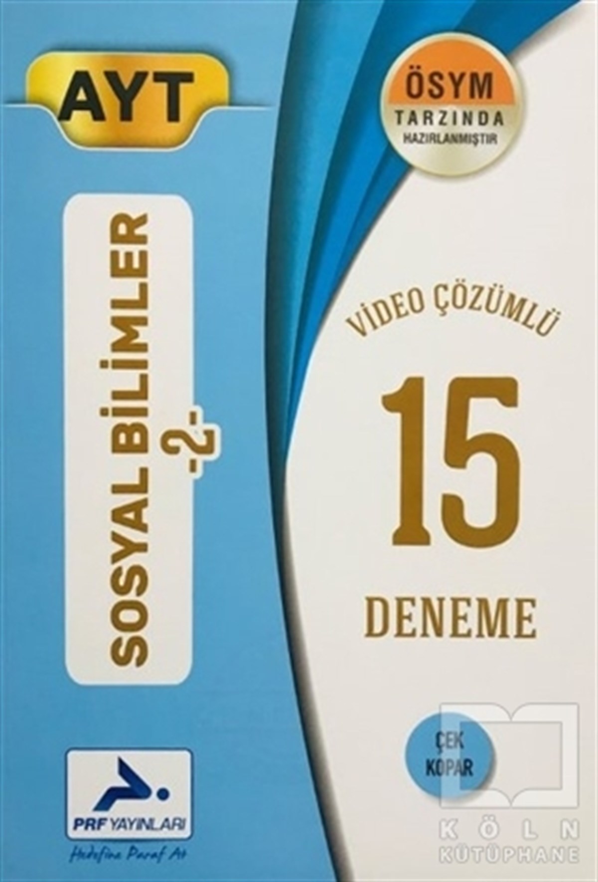 AYT Sosyal Bilimler-2 Video Çözümlü 15 Deneme