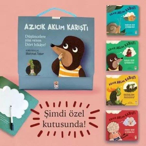 Mehmet TeberEgitim Etkinlik KitaplariAzıcık Aklım Karıştı Seti - 4 Kitap Takım - Kutulu
