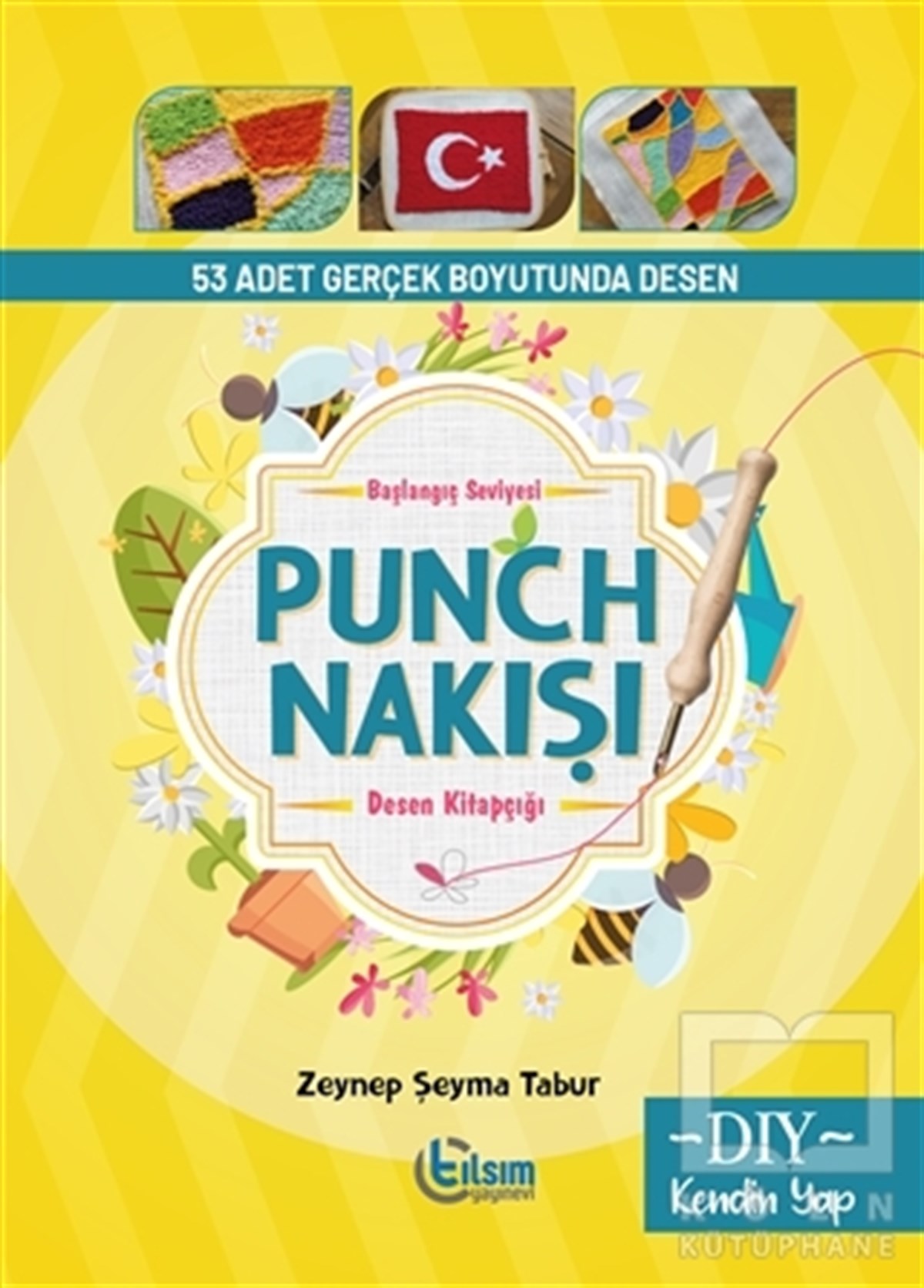 Zeynep Şeyma TaburModa KitaplarıBaşlangıç Seviyesi Punch Nakışı Desen Kitapçığı