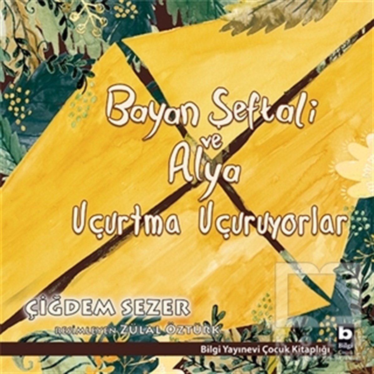 Bayan Şeftali ve Alya Uçurtma Uçuruyorlar