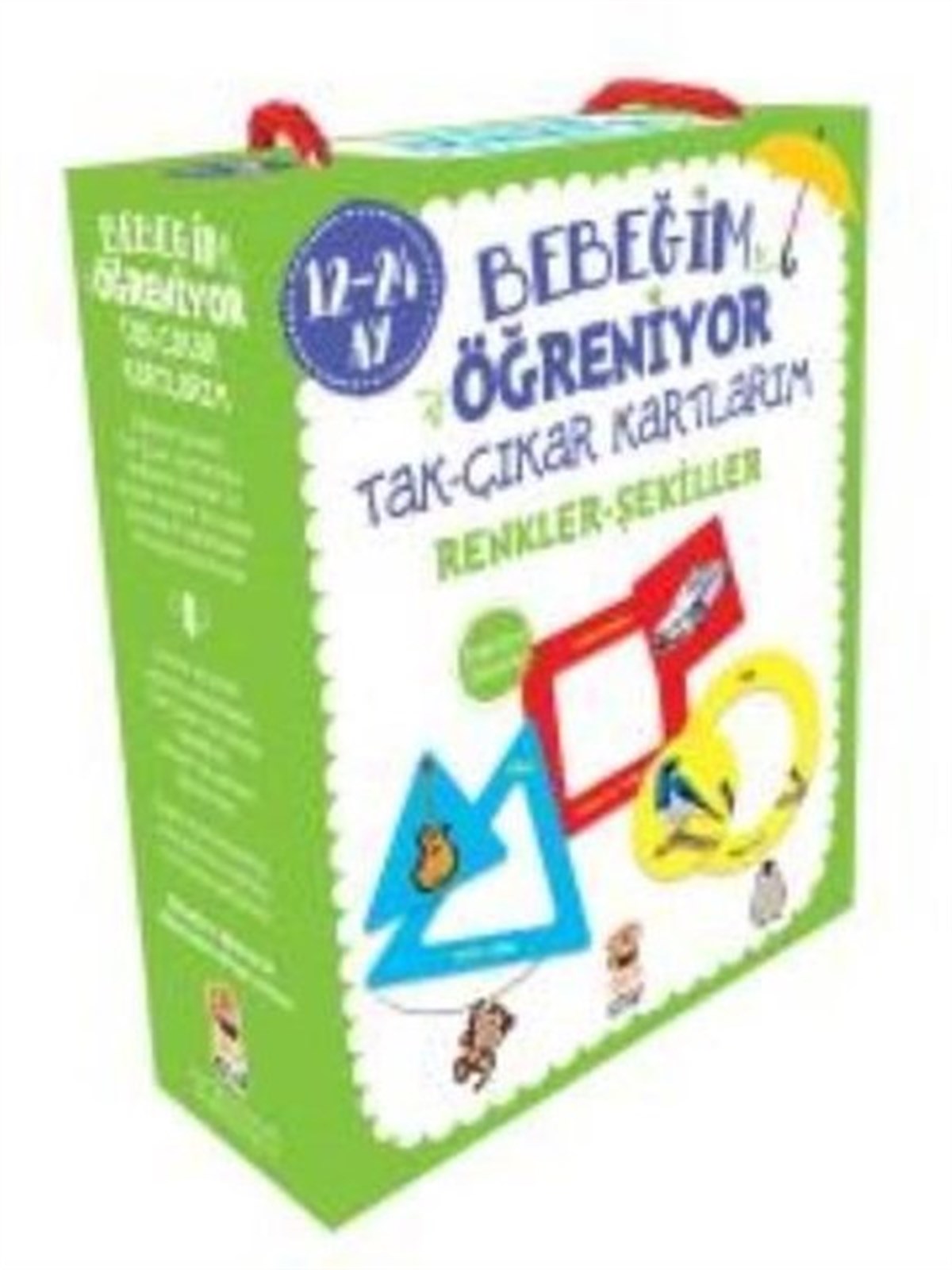 KolektifEgitim Etkinlik KitaplariBebeğim Öğreniyor Tak-Çıkar Kartlarım-Renkler Şekiller