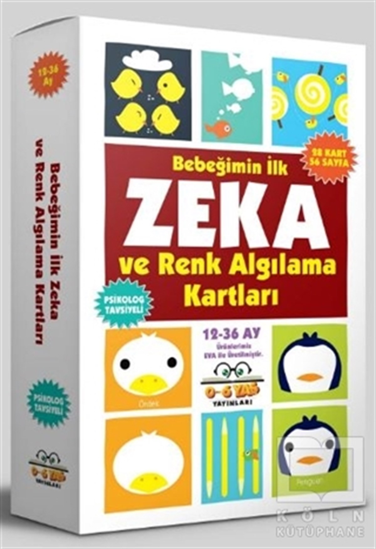 KolektifZeka Gelişimi KitaplarıBebeğimin İlk Zeka ve Renk Algılama Kartları (12-36 Ay)