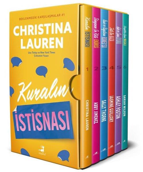 Christina LaurenAşk Kitapları & Aşk RomanlarıBeklenmedik Karşılaşmalar Serisi Kutulu Set - 6 Kitap Takım
