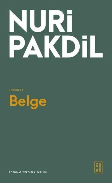 Nuri PakdilTiyatroBelge - Oyunlar