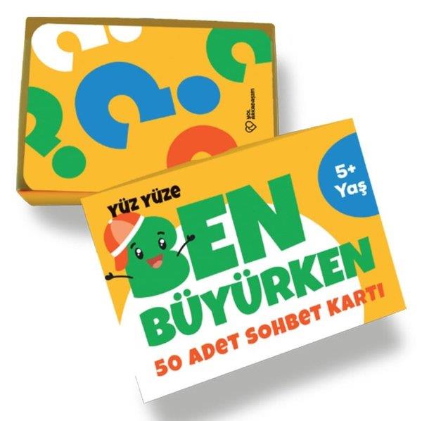 Binhan DirilgenEgitim Etkinlik KitaplariBen Büyürken Kartları - 50 Adet Sohbet Kartı