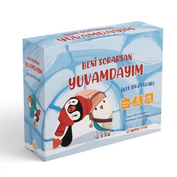 Zehra KandemirEgitim Etkinlik KitaplariBeni Sorarsan Yuvamdayım - İşte Buzullar! Kitap ve Oyun Seti