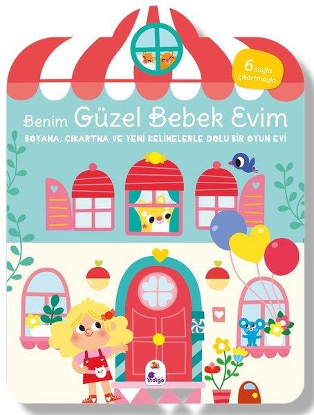 KolektifEgitim Etkinlik KitaplariBenim Güzel Bebek Evim - Boyama Çıkartma ve Yeni Kelimelerle Dolu Bir Oyun Evi