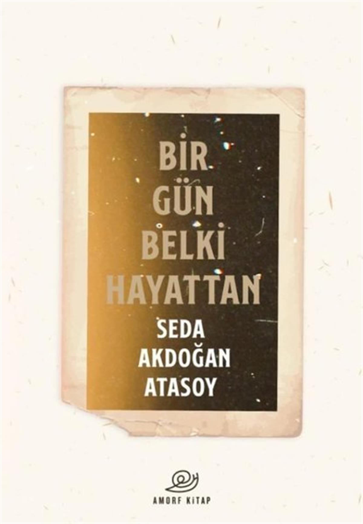 Seda Akdoğan AtasoyTürkiye RomanBir Gün Belki Hayattan