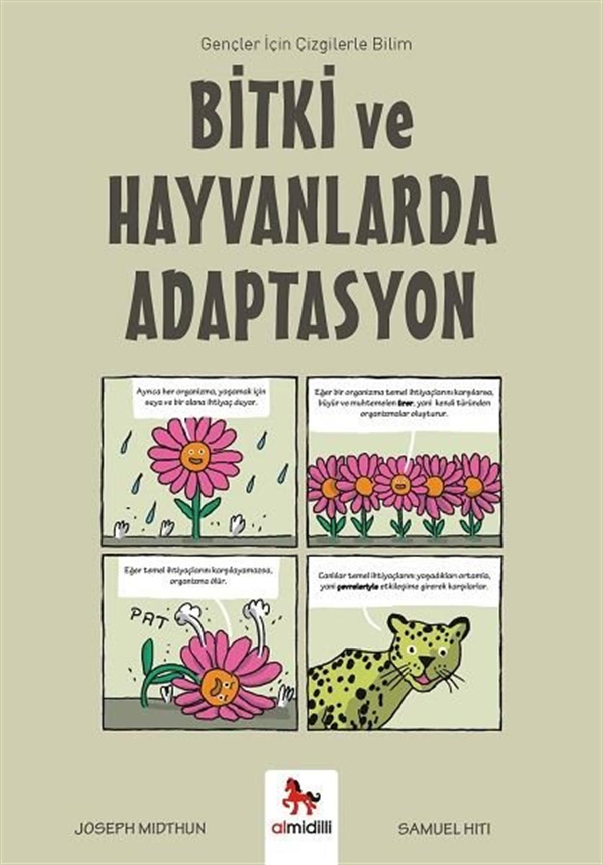 Joseph MidthunÇocuk Bilim KitaplarıBitki ve Hayvanlarda Adaptasyon - Gençler İçin Çizgilerle Bilim