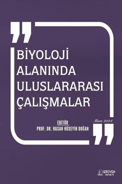 KolektifEğitimBiyoloji Alanında Uluslararası Çalışmalar Mart 2024