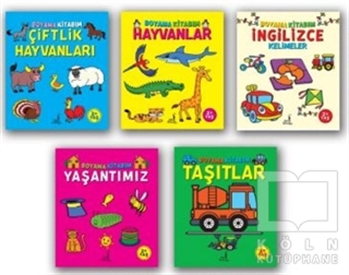 Serkan KarakoçBoyama KitaplarıBoyama Kitabım Seti - 
5 Kitap
