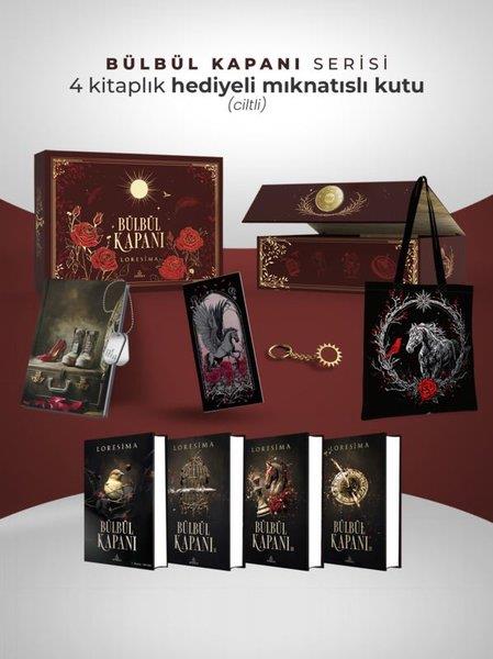 LoresimaTürk RomaniBülbül Kapanı Serisi - Hediyeli Mıknatıslı Kutu - 4 Kitap Takım