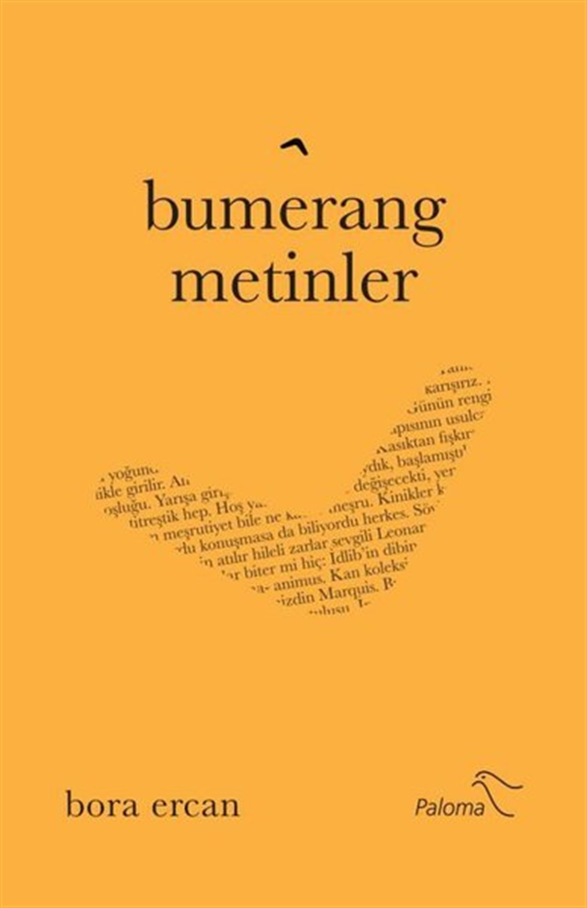 Bora ErcanDeneme KitaplarıBumerang Metinler