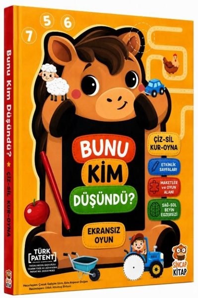 KolektifBoyama KitaplarıBunu Kim Düşündü? Tabletli - Maketli Etkinlik Kitabı