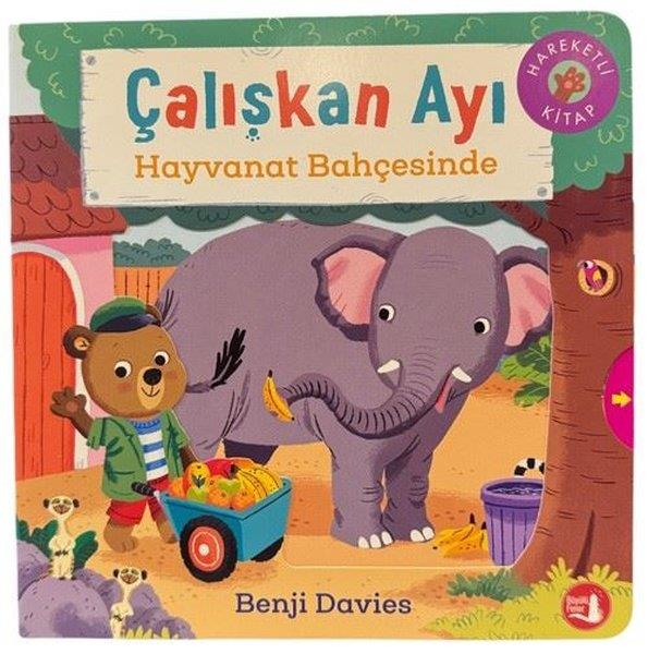 Benji DaviesEgitim Etkinlik KitaplariÇalışkan Ayı - Hayvanat Bahçesinde - Hareketli Kitap