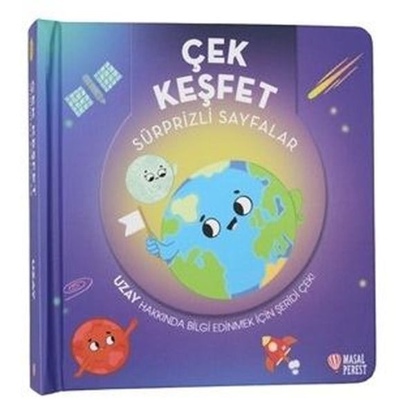 KolektifÇocuk Gelisim KitaplariÇek Keşfet - Uzay - Sürprizli Sayfalar