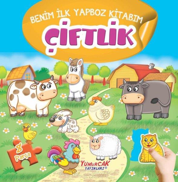 KolektifEgitim Etkinlik KitaplariÇiftlik - Benim İlk Yapboz Kitabım 8 Parça