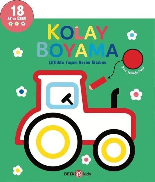 KolektifEgitim Etkinlik KitaplariÇiftlikte Yaşam Resim Kitabım - Kolay Boyama 18 Ay ve Üzeri
