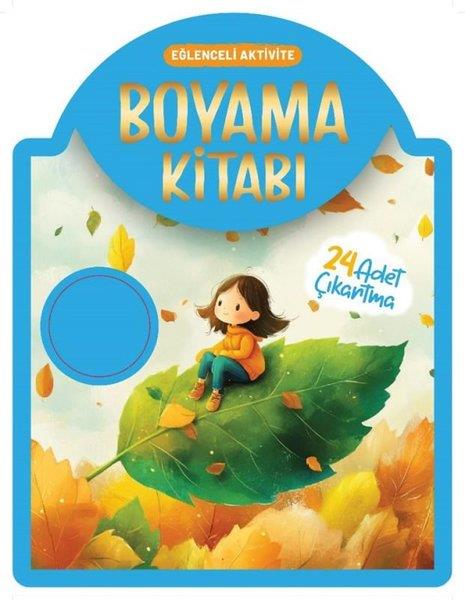 KolektifEgitim Etkinlik KitaplariÇıkartmalı Boyama Kitabı - Mavi - Eğlenceli Aktivite