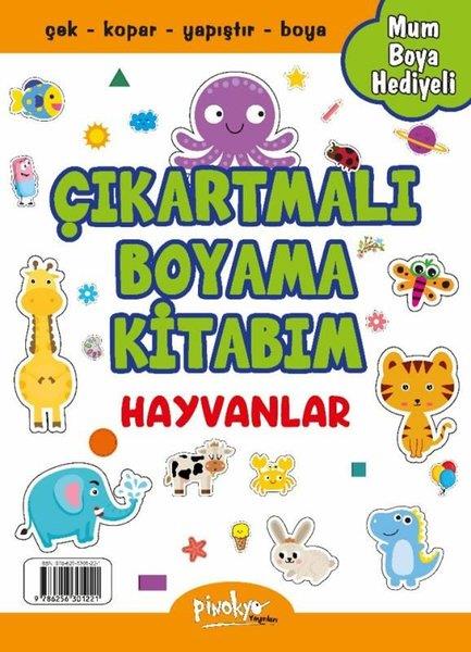 Buçe DayıEgitim Etkinlik KitaplariÇıkartmalı Boyama Kitabım - Hayvanlar