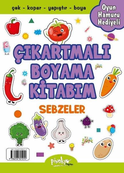 Buçe DayıEgitim Etkinlik KitaplariÇıkartmalı Boyama Kitabım - Sebzeler