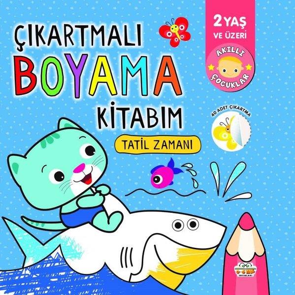 KolektifEgitim Etkinlik KitaplariÇıkartmalı Boyama Kitabım - Tatil Zamanı - 2 Yaş ve Üzeri - Akıllı Çocuklar