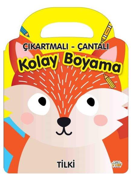 KolektifEgitim Etkinlik KitaplariÇıkartmalı - Çantalı Kolay Boyama - Tilki