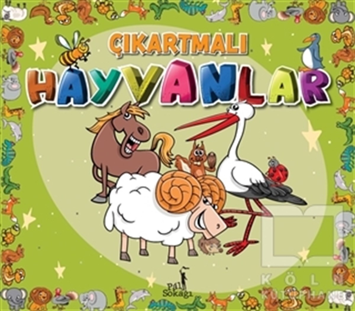 Çıkartmalı Hayvanlar - Çıkartma Etkinlik ve Boyama
