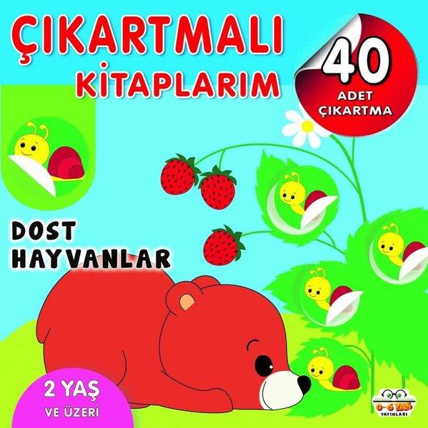 KolektifEgitim Etkinlik KitaplariÇıkartmalı Kitaplarım - Dost Hayvanlar + 2 Yaş ve  Üzeri