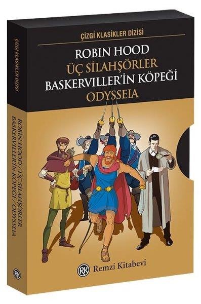KolektifComic - BücherÇizgi Klasikler Dizisi Seti - 4 Kitap Takım - Kutulu