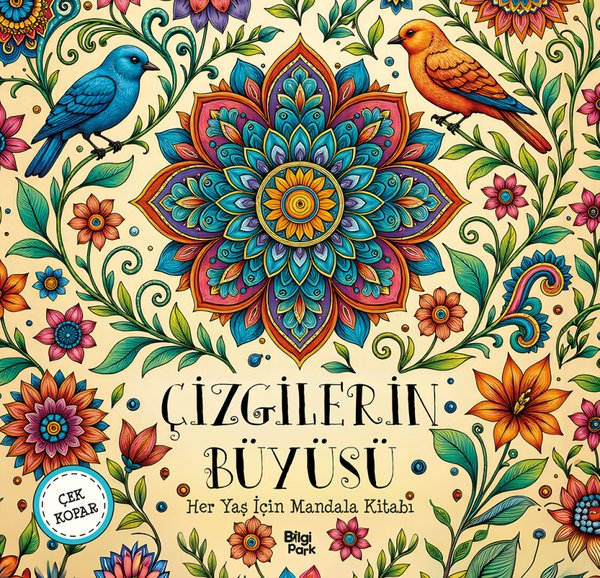 KolektifDiğerÇizgilerin Büyüsü - Her Yaş İçin Mandala Kitabı - Çek Kopar