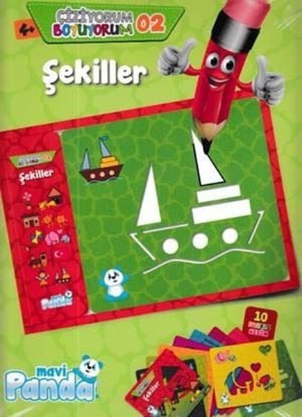 KolektifEgitim Etkinlik KitaplariÇiziyorum Boyuyorum 2-Şekiller