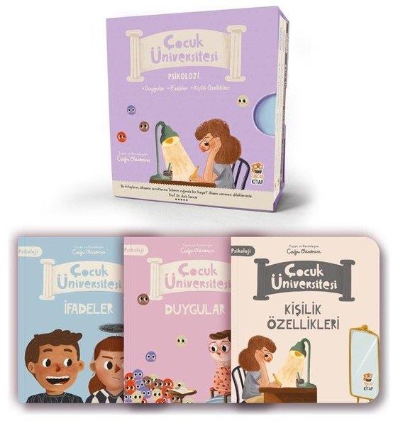 Çağrı OdabaşıEgitim Etkinlik KitaplariÇocuk Üniversitesi - Psikoloji Seti -3 Kitap Takım