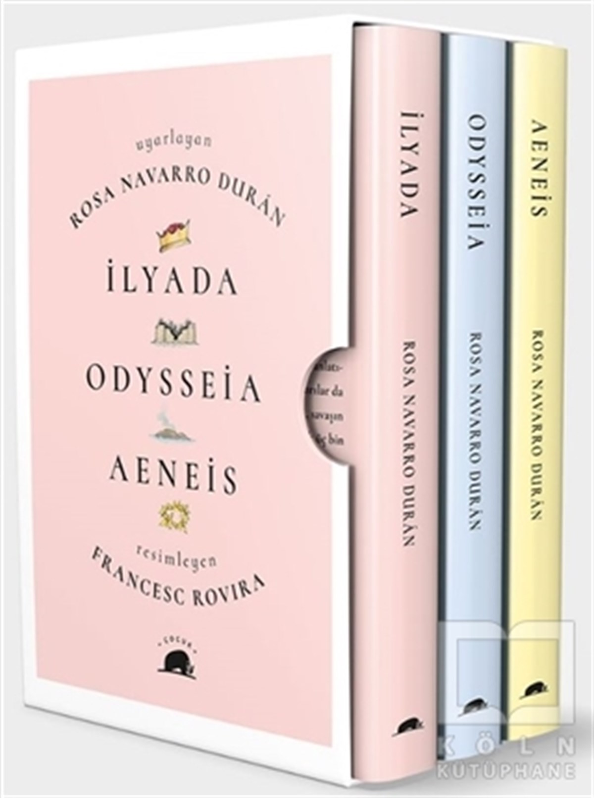 Çocuklar İçin Destanlar: İlyada - Odysseia - Aeneis (3 Kitap Takım)