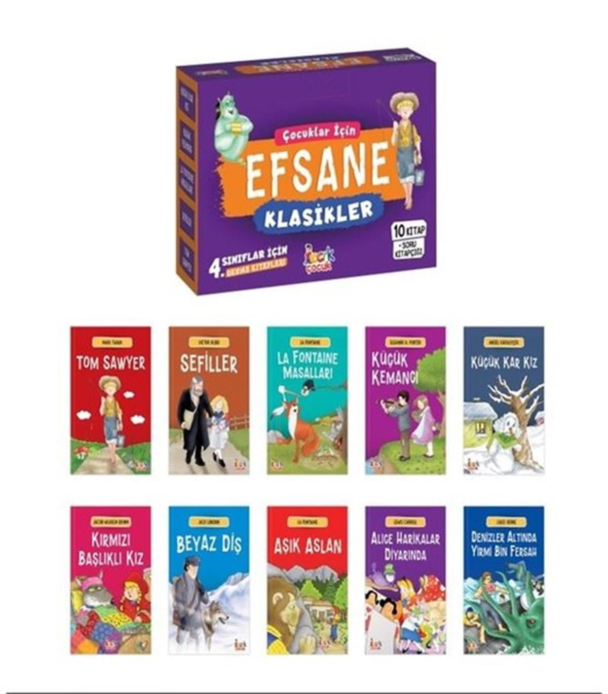 KolektifKlasik Çocuk KitaplarıÇocuklar için Efsane Klasikler Seti - 10 Kitap Takım