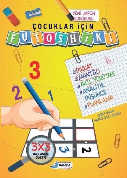 Hatice Çilli ÖlgünEtkinlik KitaplarıÇocuklar İçin Futoshiki 3 x 3 Başlangıç Düzeyi