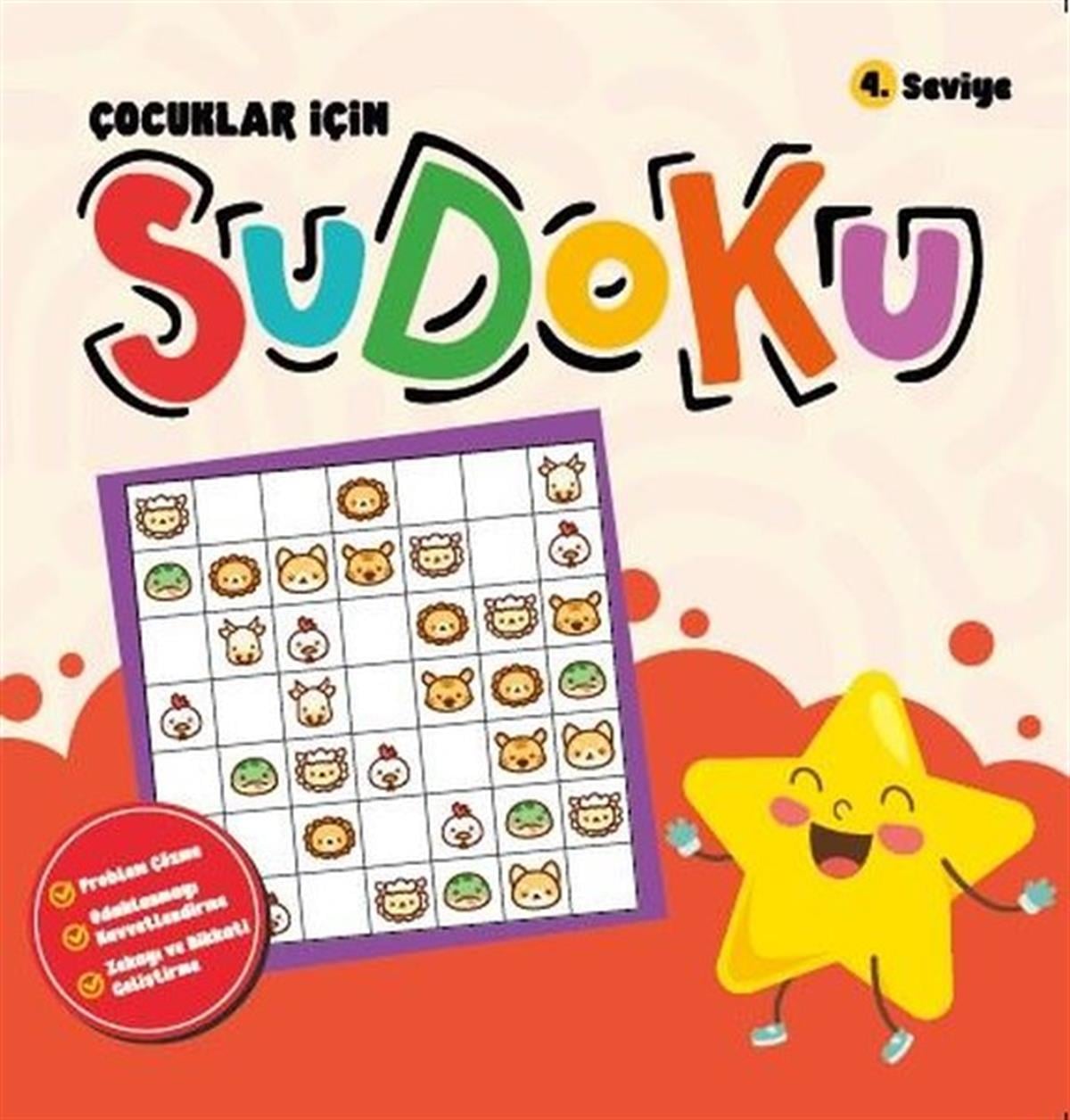 KolektifEgitim Etkinlik KitaplariÇocuklar İçin Sudoku 4.Seviye