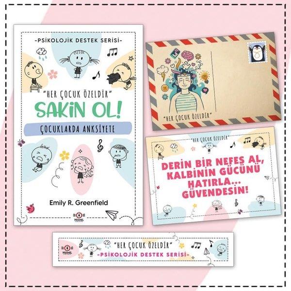 Emily R. GreenfieldPsikoloji KitaplarıÇocuklarda Anksiyete - Kartpostal ve Ayraç - Çocuklar İçin Psikolojik Destek Serisi