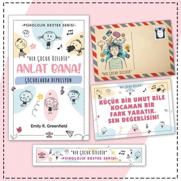 Emily R. GreenfieldPsikoloji KitaplarıÇocuklarda Depresyon - Kartpostal ve Ayraç - Çocuklar İçin Psikolojik Destek Serisi