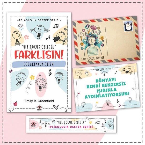 Emily R. GreenfieldPsychologieÇocuklarda Otizm - Kartpostal ve Ayraç - Çocuklar İçin Psikolojik Destek Serisi