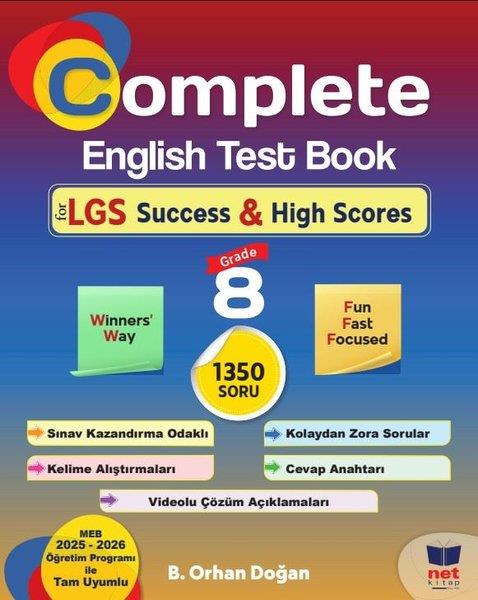 KolektifLGS Yabanci DilComplete English Test Book for LGS Success & High Scores